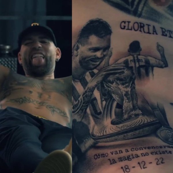 Otamendi đã nói về việc tạo hình xăm Messi: Messi ngay lập tức gửi tin nhắn và hỏi tôi có điên không